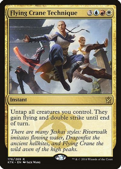 Flying Crane Technique Khans of Tarkir Magic card