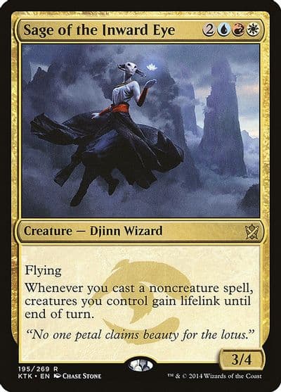 Sage of the Inward Eye Khans of Tarkir Magic card