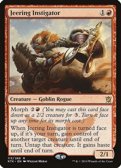 Jeering Instigator Khans of Tarkir Magic card