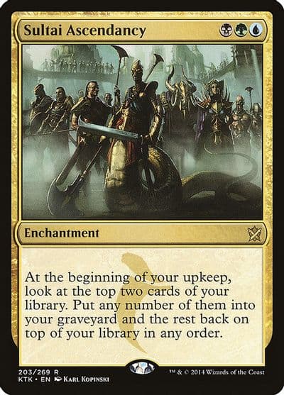 Sultai Ascendancy Khans of Tarkir Magic card