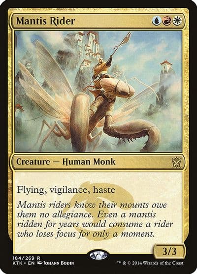 Mantis Rider Khans of Tarkir Magic card
