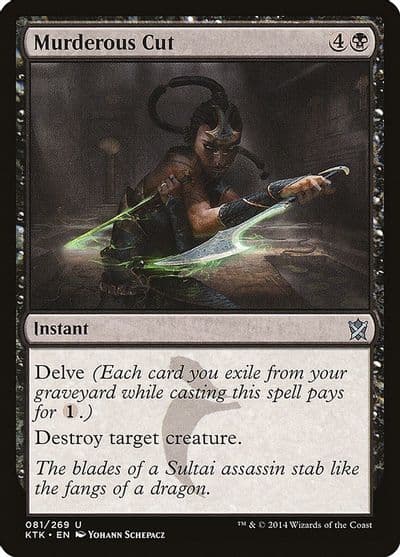 Murderous Cut Khans of Tarkir Magic card