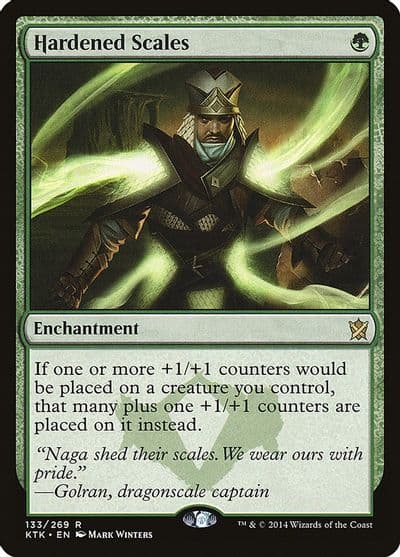 Hardened Scales Khans of Tarkir Magic card