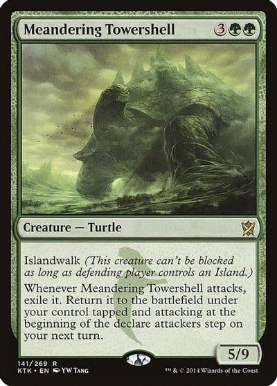 Meandering Towershell Khans of Tarkir Magic card