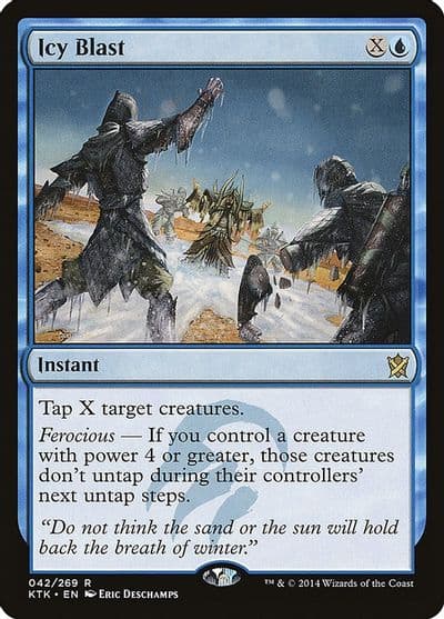 Icy Blast Khans of Tarkir Magic card
