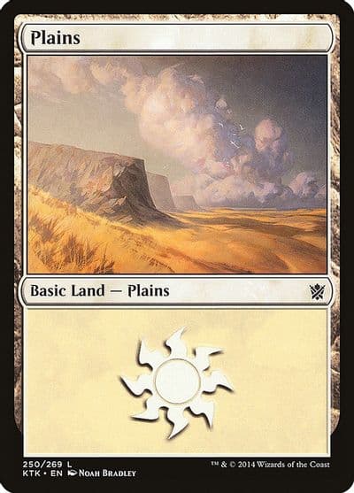 Plains 250 Khans of Tarkir Magic card