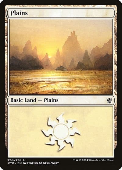 Plains 253 Khans of Tarkir Magic card