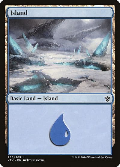 Island 256 Khans of Tarkir Magic card