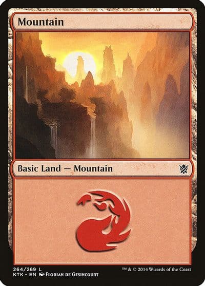 Mountain 264 Khans of Tarkir Magic card