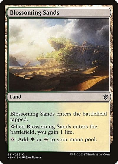Blossoming Sands Khans of Tarkir Magic card