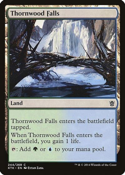 Thornwood Falls Khans of Tarkir Magic card