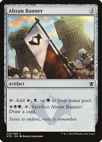 Abzan Banner Khans of Tarkir Magic card
