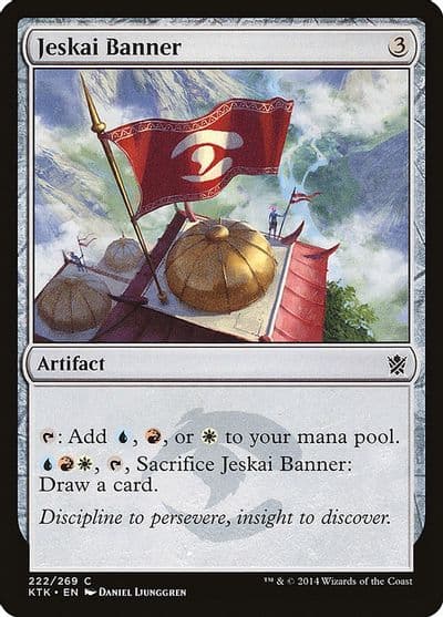 Jeskai Banner Khans of Tarkir Magic card