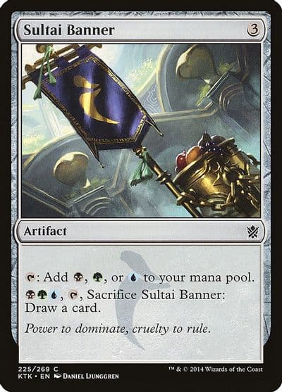 Sultai Banner Khans of Tarkir Magic card