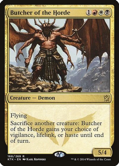 Butcher of the Horde Khans of Tarkir Magic card