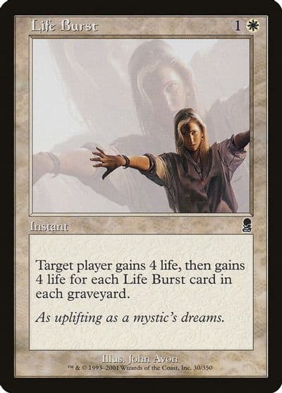 Life Burst Odyssey Magic card