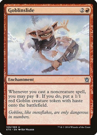 Goblinslide Khans of Tarkir Magic card