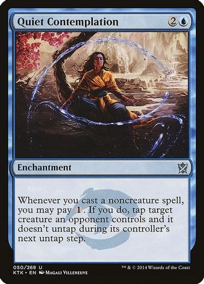 Quiet Contemplation Khans of Tarkir Magic card