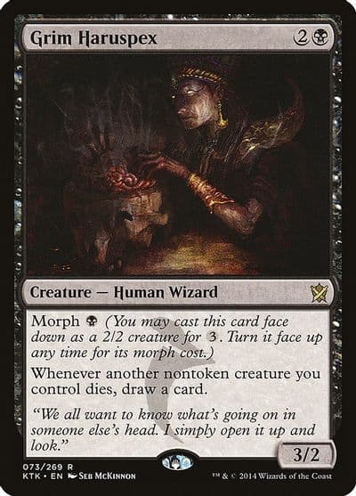 Grim Haruspex Khans of Tarkir Magic card