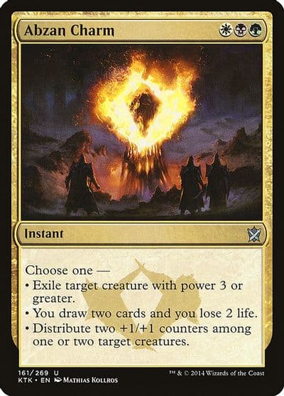 Abzan Charm Khans of Tarkir Magic card