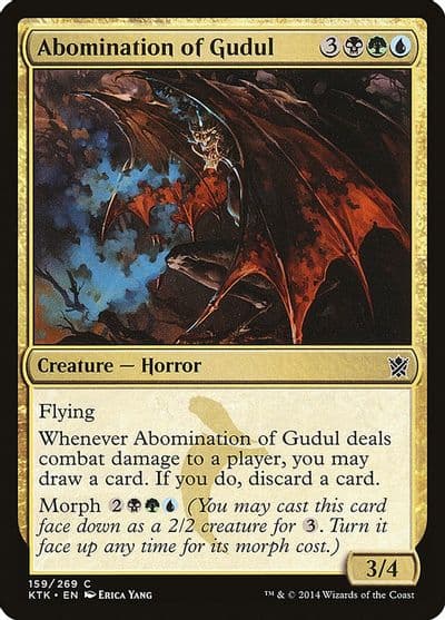Abomination of Gudul Khans of Tarkir Magic card
