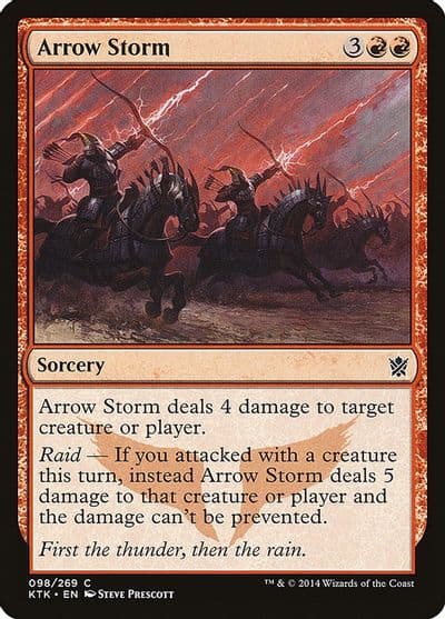 Arrow Storm Khans of Tarkir Magic card