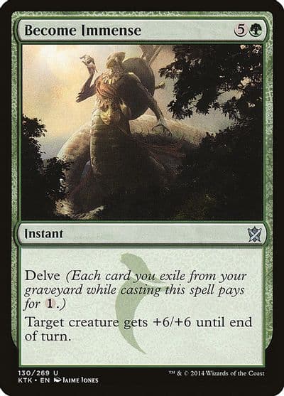 Become Immense Khans of Tarkir Magic card