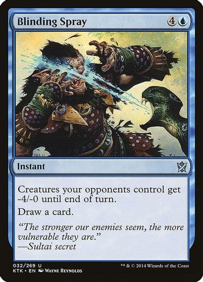 Blinding Spray Khans of Tarkir Magic card