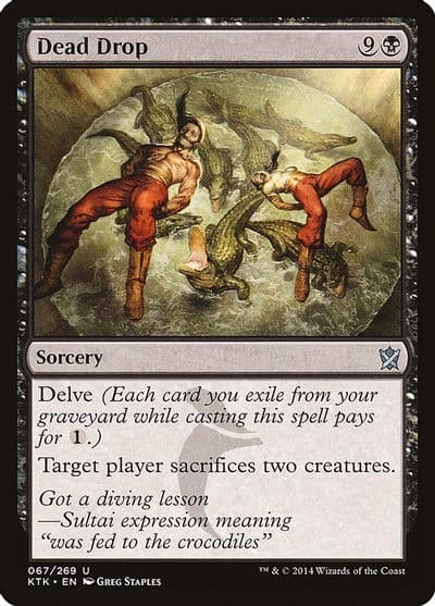Dead Drop Khans of Tarkir Magic card