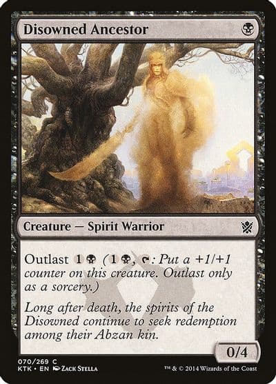 Disowned Ancestor Khans of Tarkir Magic card