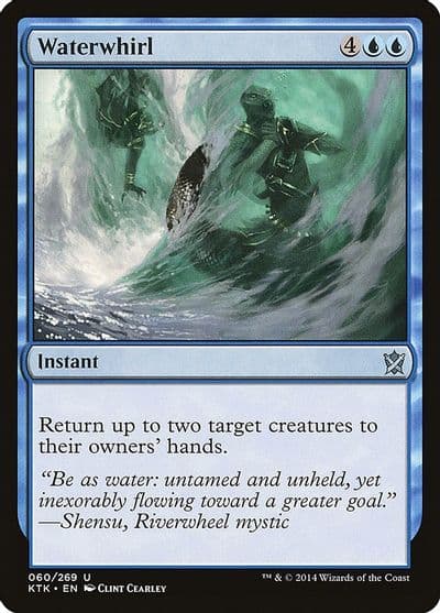 Waterwhirl Khans of Tarkir Magic card
