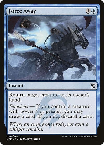 Force Away Khans of Tarkir Magic card