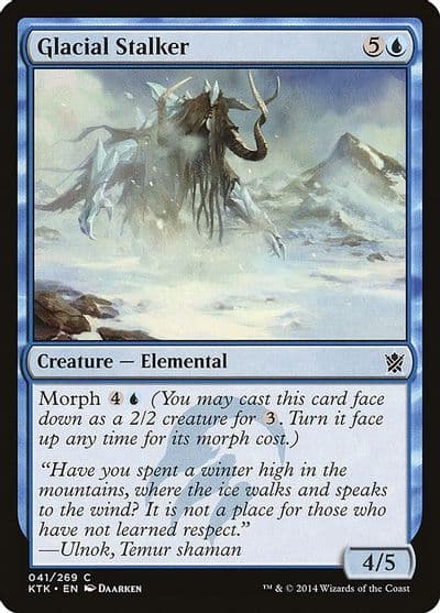 Glacial Stalker Khans of Tarkir Magic card