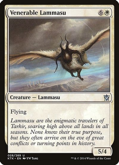Venerable Lammasu Khans of Tarkir Magic card