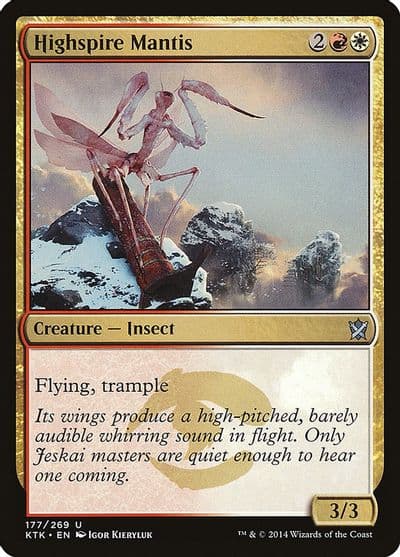 Highspire Mantis Khans of Tarkir Magic card