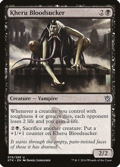 Kheru Bloodsucker Khans of Tarkir Magic card