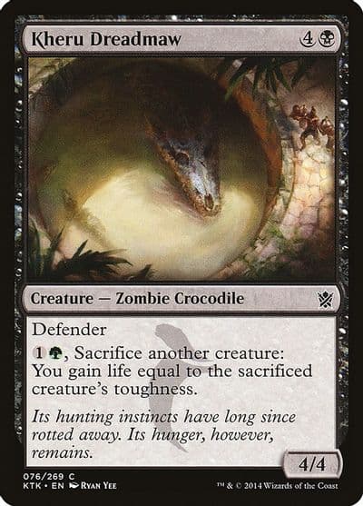 Kheru Dreadmaw Khans of Tarkir Magic card