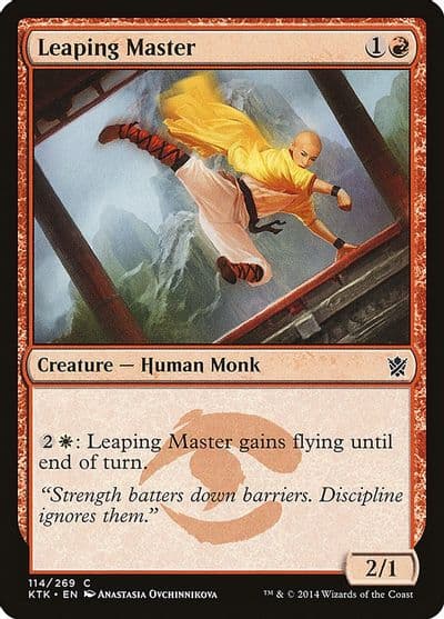 Leaping Master Khans of Tarkir Magic card