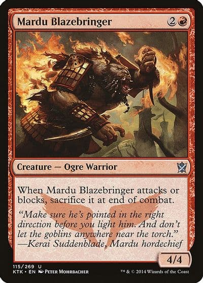 Mardu Blazebringer Khans of Tarkir Magic card