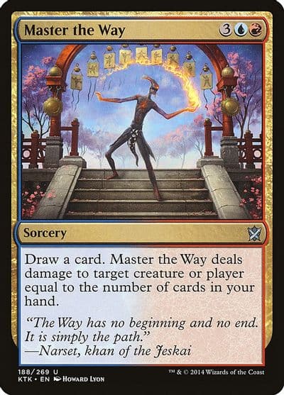Master the Way Khans of Tarkir Magic card