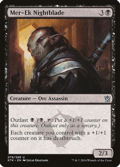 Mer Ek Nightblade Khans of Tarkir Magic card