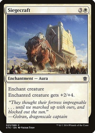Siegecraft Khans of Tarkir Magic card