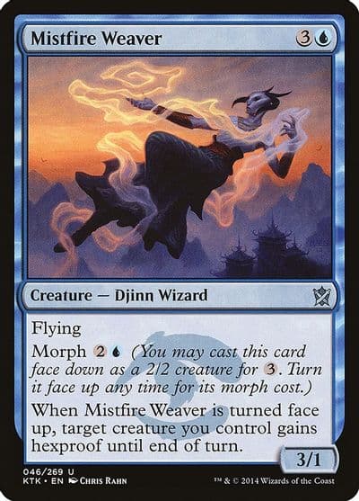 Mistfire Weaver Khans of Tarkir Magic card