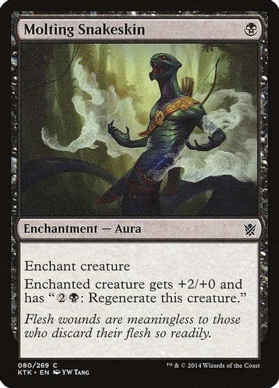 Molting Snakeskin Khans of Tarkir Magic card