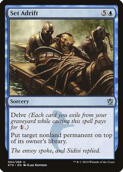 Set Adrift Khans of Tarkir Magic card