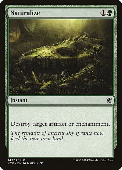 Naturalize Khans of Tarkir Magic card