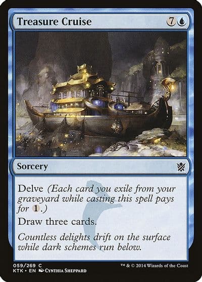 Treasure Cruise Khans of Tarkir Magic card
