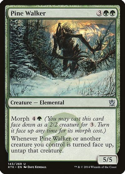 Pine Walker Khans of Tarkir Magic card