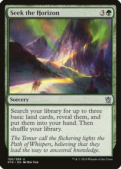 Seek the Horizon Khans of Tarkir Magic card