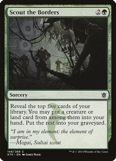Scout the Borders Khans of Tarkir Magic card